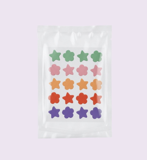 Matala Face Acne Patches πολύχρωμα σε σχήμα αστέρι - 2